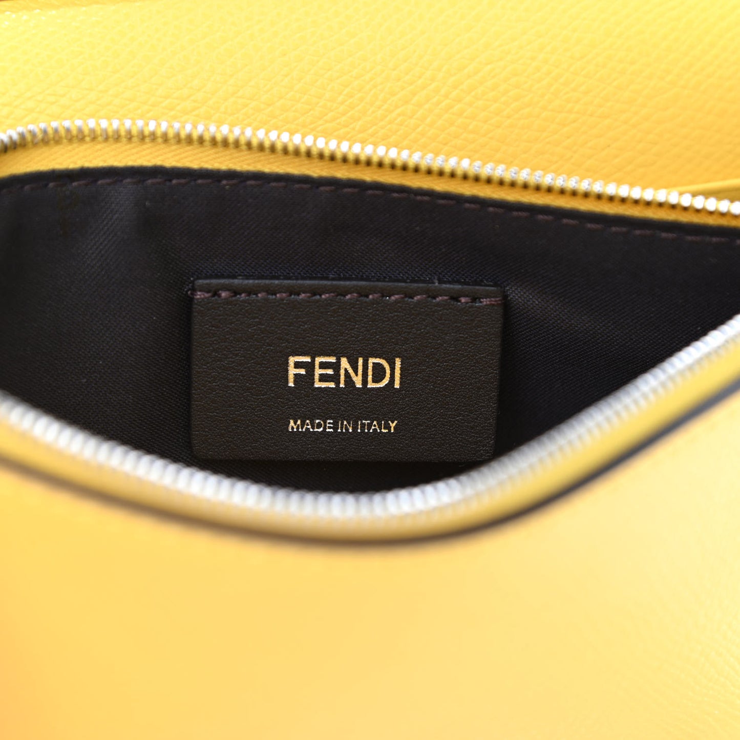 Vitello Cruise F is Fendi Bi-Color FF 1974 Embossed Medium Envelope Wallet On Chain Maya Black Sunflower