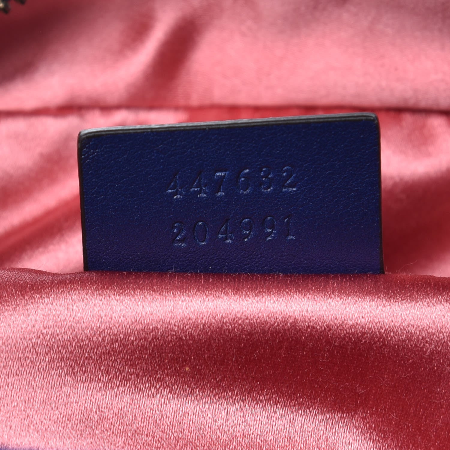 Gucci Velvet Matelasse Small GG Marmont Chain Shoulder Bag Cobalt 8 of 8