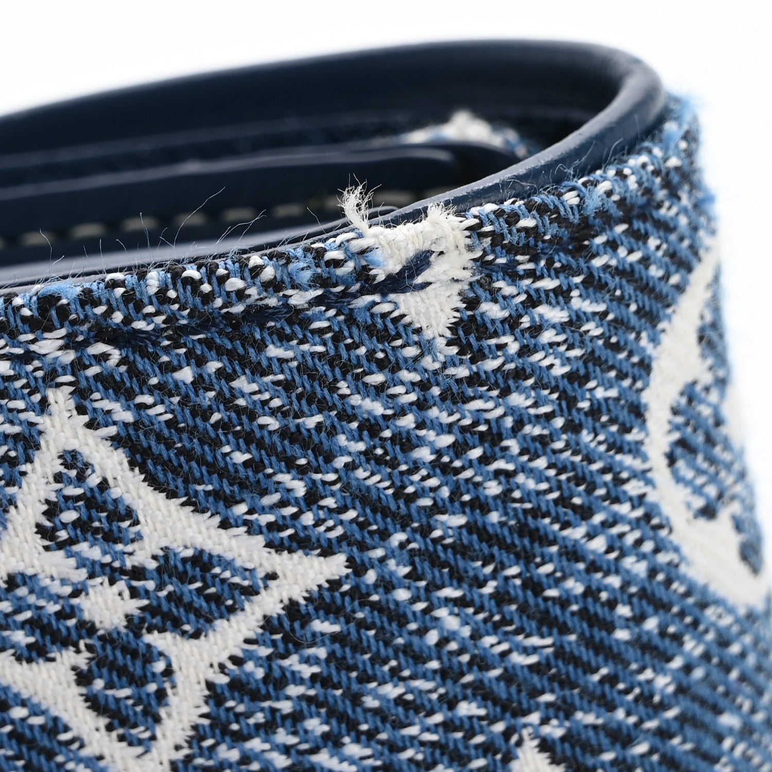 Louis Vuitton Monogram Jacquard Denim Sarah Wallet Bleu 8 of 11