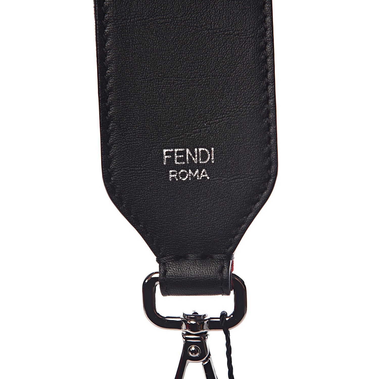 Fendi Velvet FF Mini Strap You Red 3 of 4