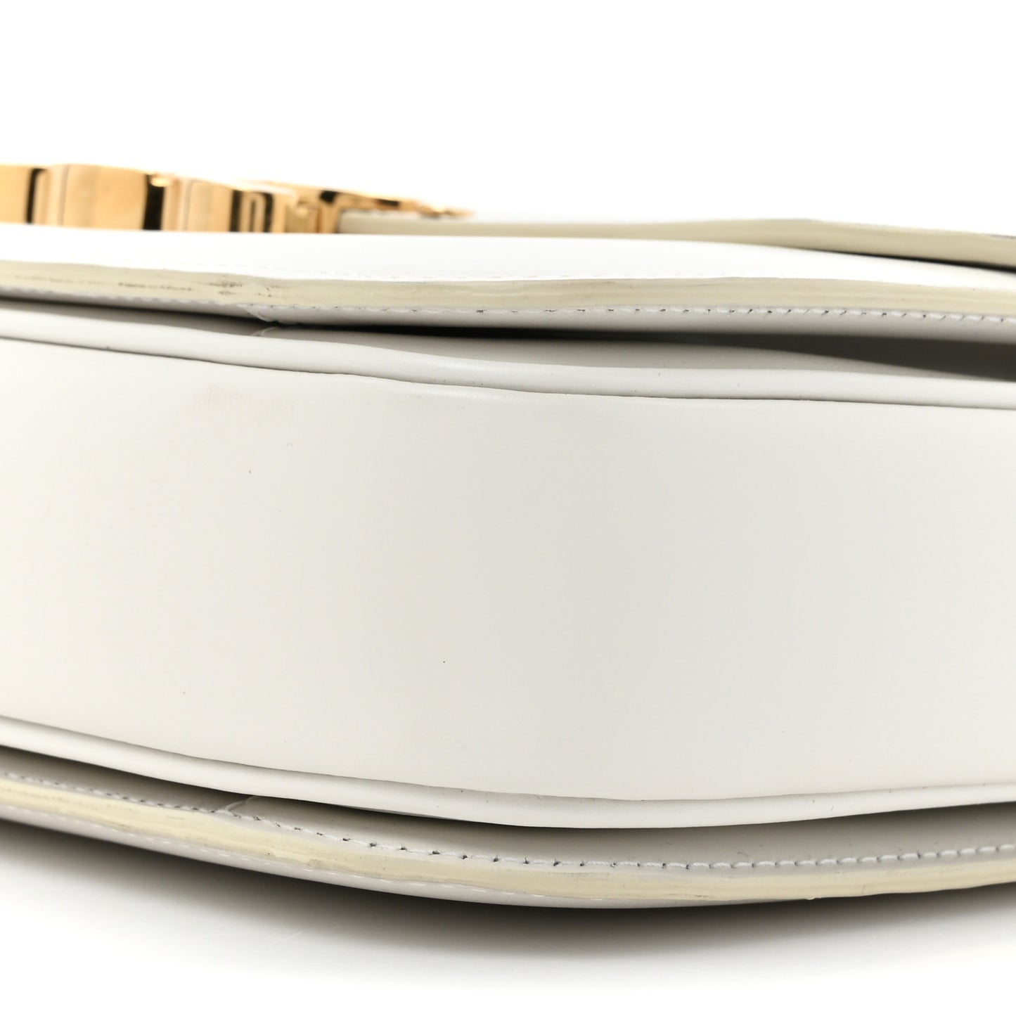 Shiny Calfskin Medium Triomphe White