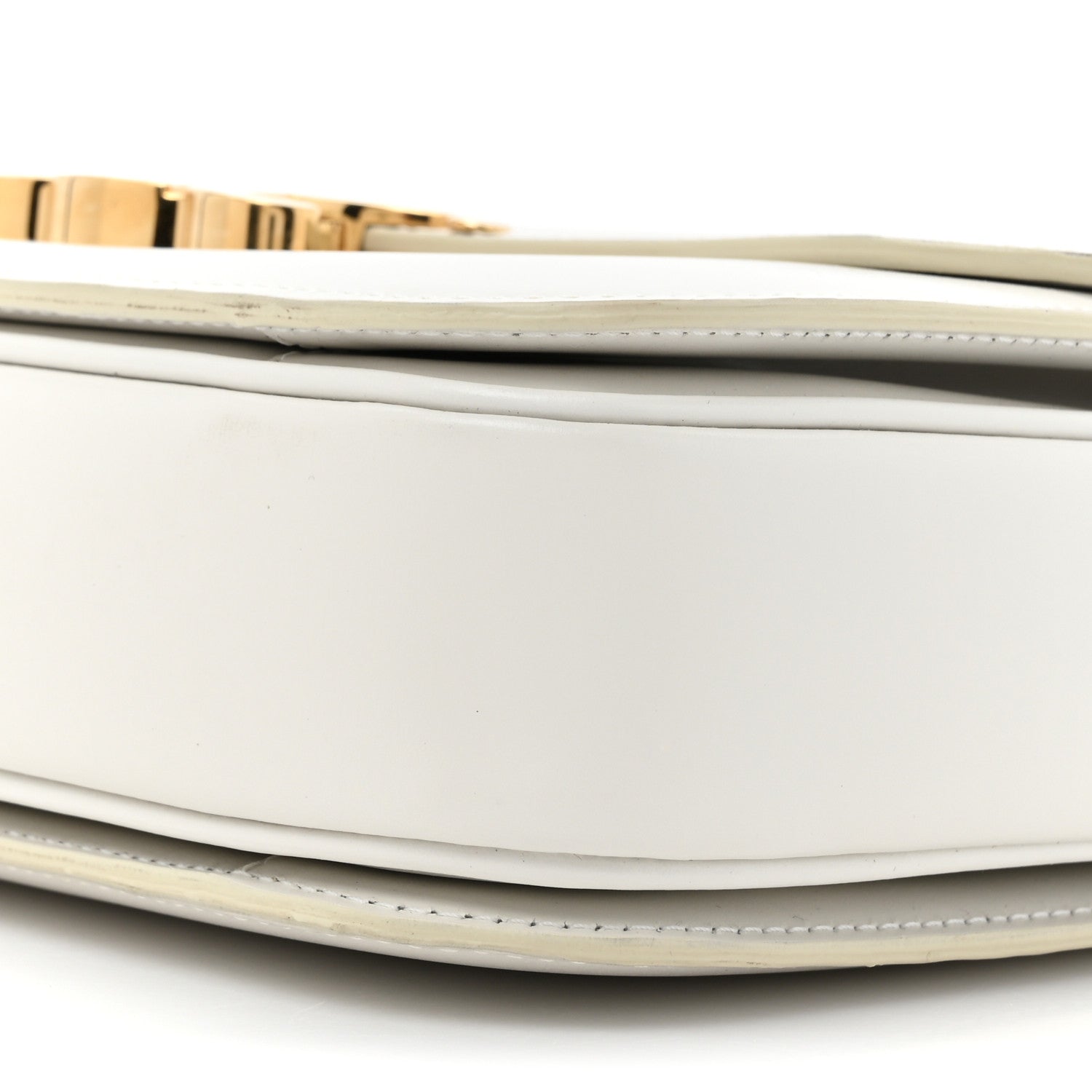 Celine Shiny Calfskin Medium Triomphe White 10 of 18