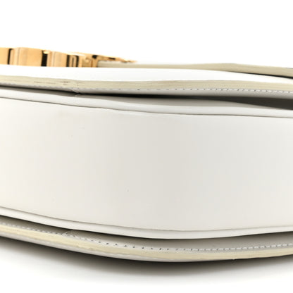 Celine Shiny Calfskin Medium Triomphe White 10 of 18
