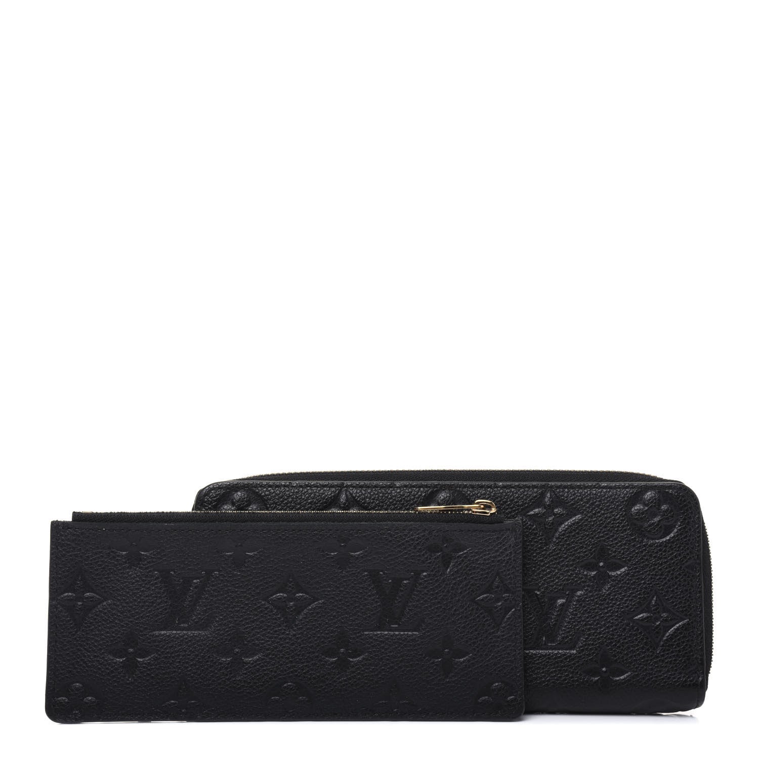 Louis Vuitton Empreinte Clemence Wallet Black 3 of 11