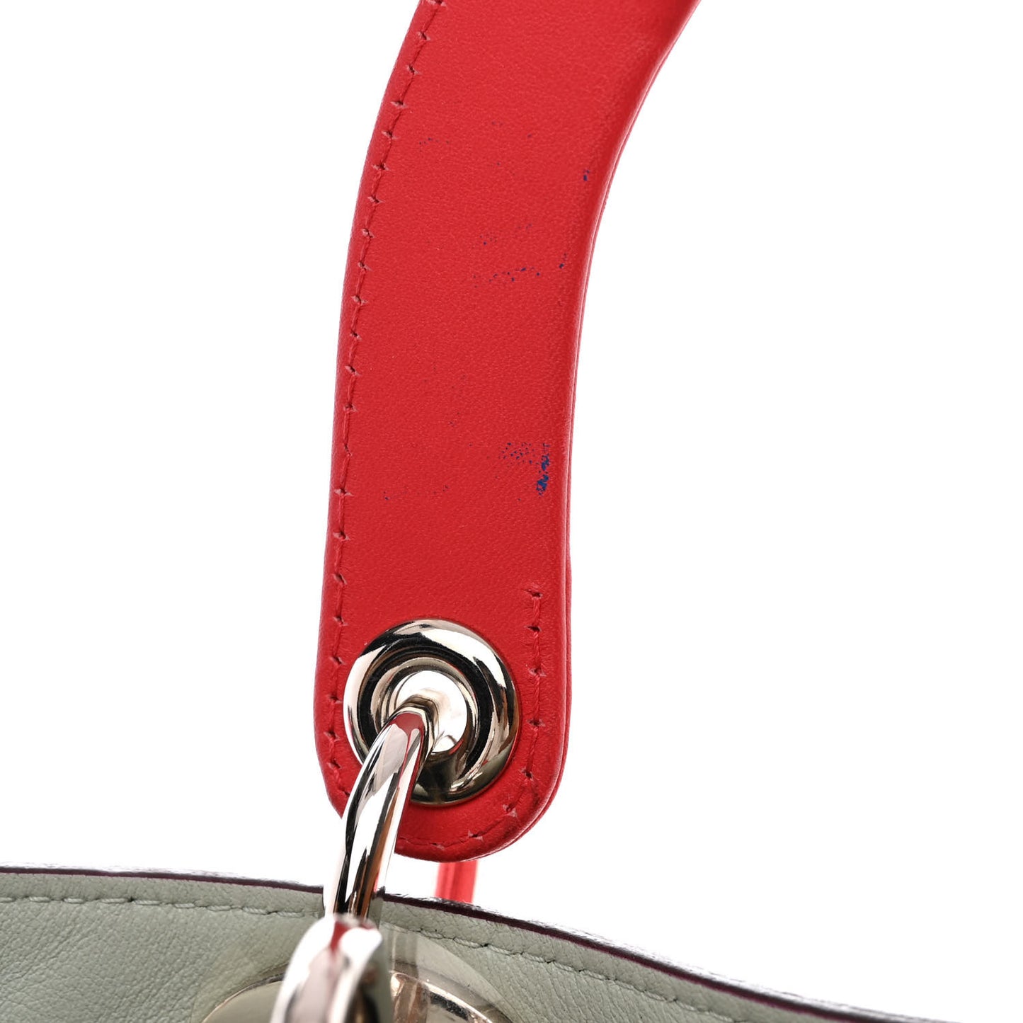 Smooth Calfskin Large Diorissimo Tote Red