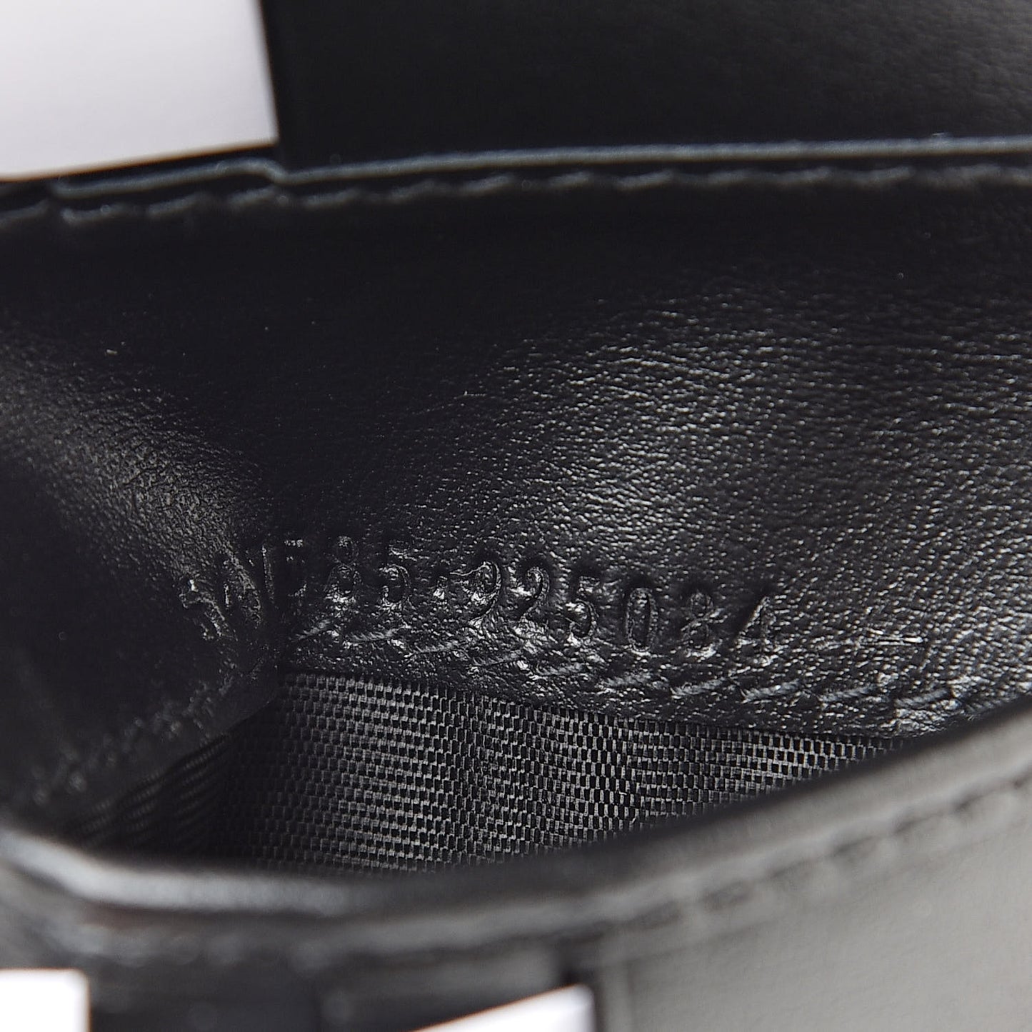 Plutone Calfskin Logo Bi-Fold Wallet Black
