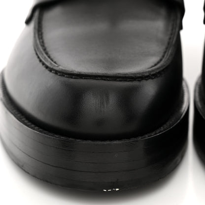 Hermes Calfskin Womens Hot Loafer 38 Black 12 of 14