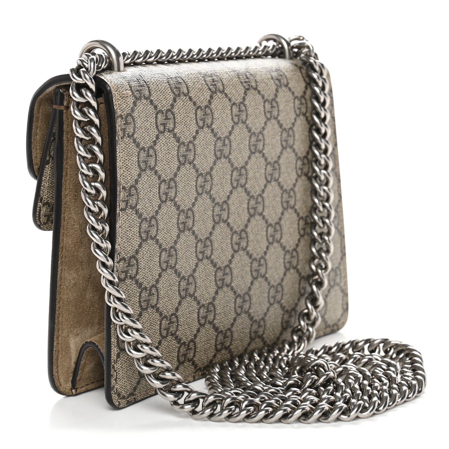 Gucci GG Supreme Monogram Mini Dionysus Shoulder Bag Taupe 3 of 11