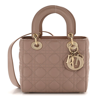 Christian Dior Lambskin Cannage Small My ABC Dior Lady Dior Blush 1 of 16
