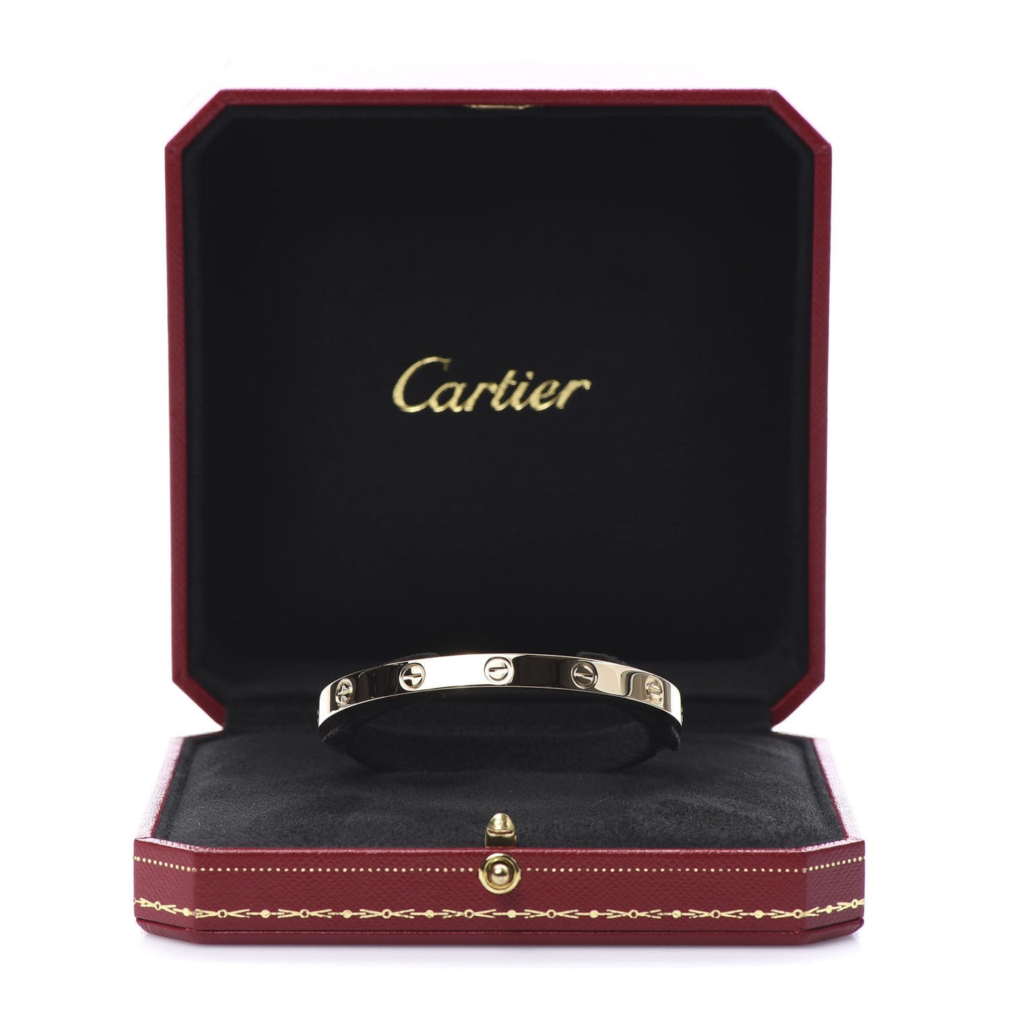 18K Yellow Gold LOVE Cuff Bracelet 18