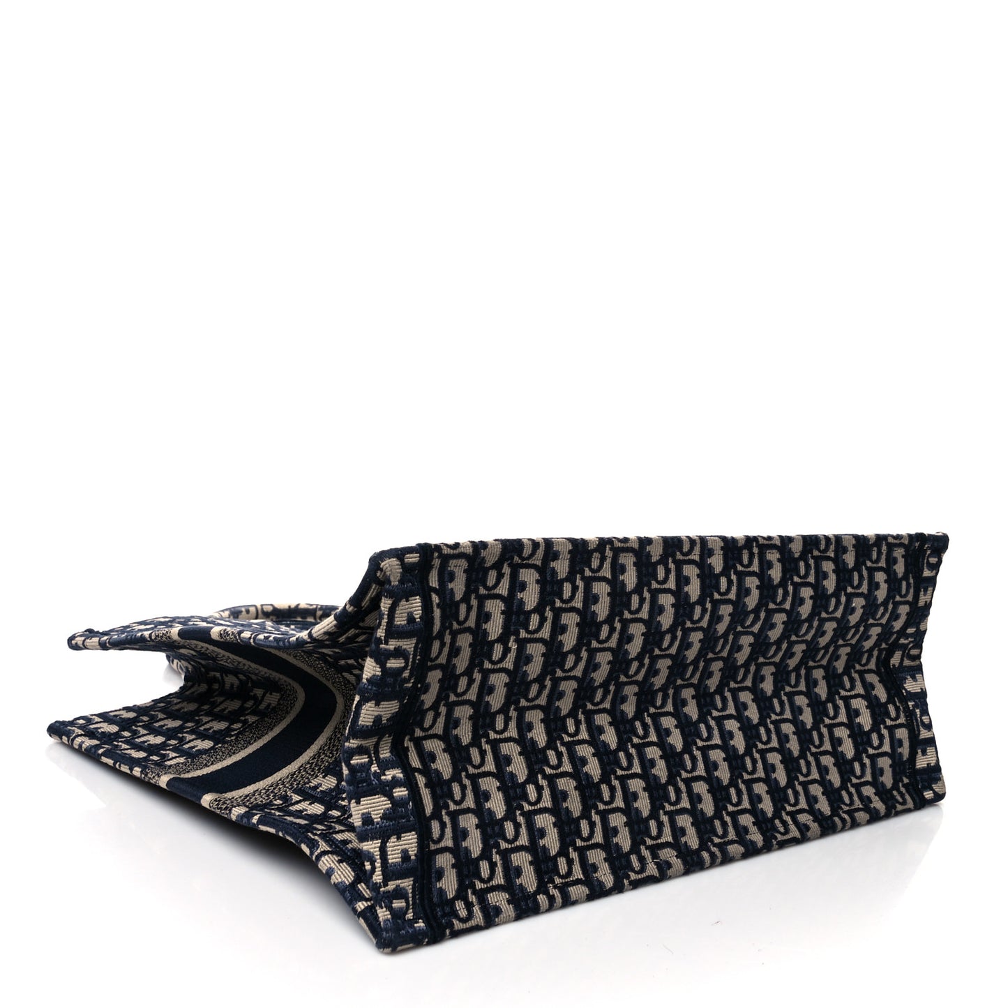 Oblique Book Tote Blue Multicolor