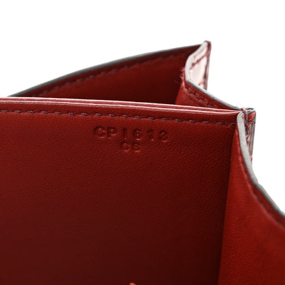 Hermes Shiny Niloticus Crocodile Constance 24 Rouge H 7 of 10