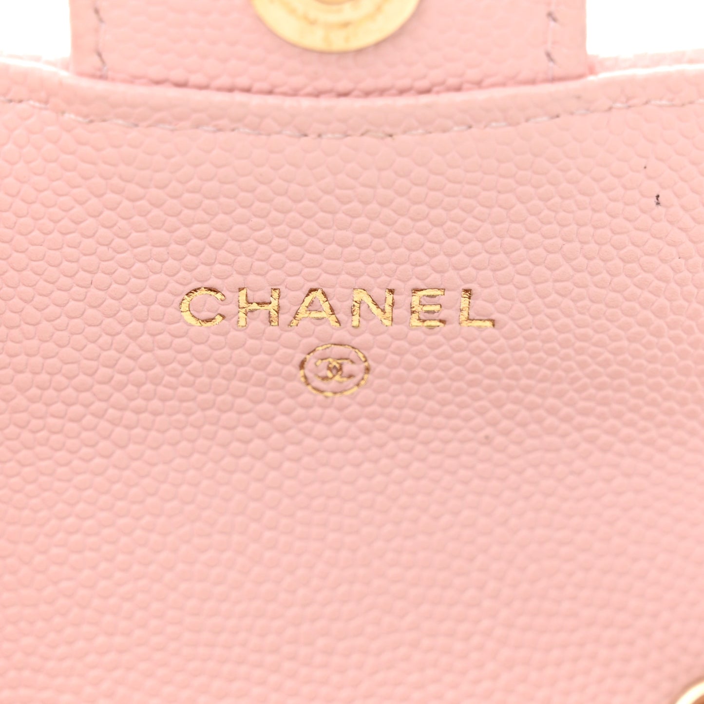 Caviar Quilted Mini Chain Belt Bag Light Pink