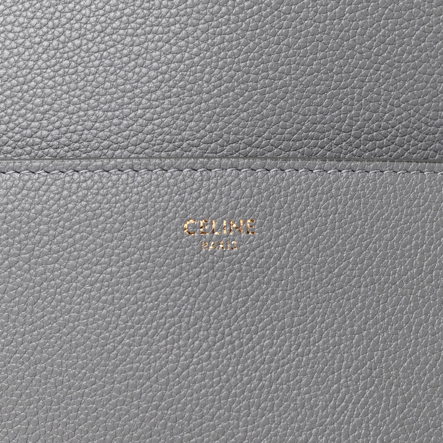 Soft Grained Calfskin Sangle Bucket Bag Cloud