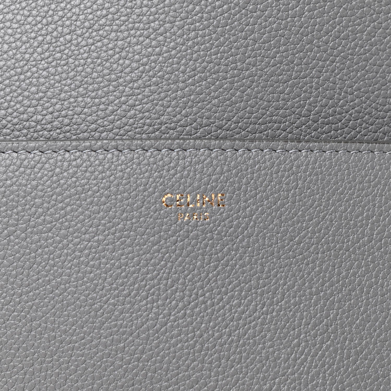 Celine Soft Grained Calfskin Sangle Bucket Bag Cloud 6 of 8