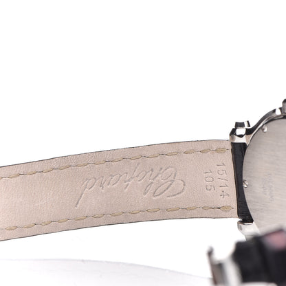 Chopard Stainless Steel Alligator 5 Diamond Pink Mother of Pearl 30mm Happy Sport Quartz Watch 6 of 8