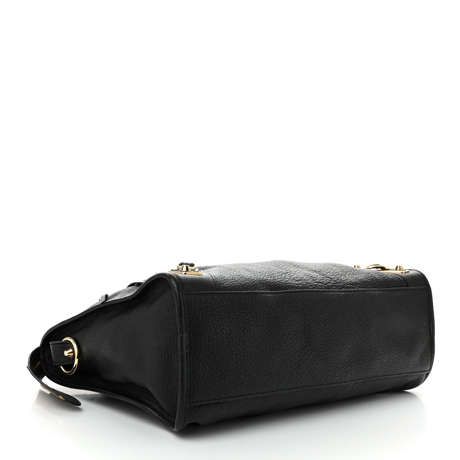 Balenciaga Chevre Gold Metallic Edge Hardware City Black 4 of 10