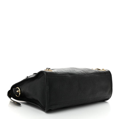 Balenciaga Chevre Gold Metallic Edge Hardware City Black 4 of 10