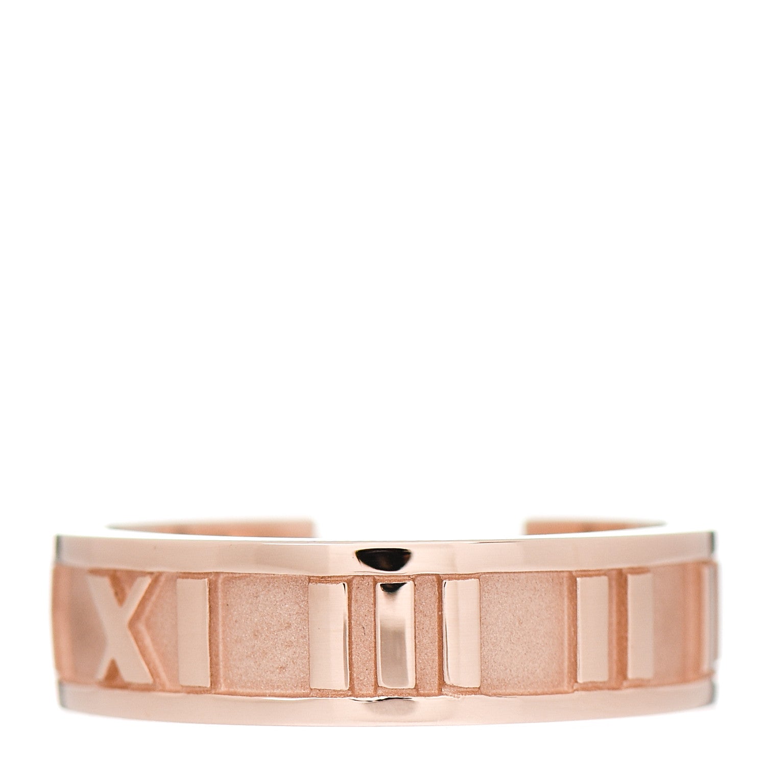 Tiffany 18K Rose Gold Diamond Atlas Ring 52 6 3 of 4