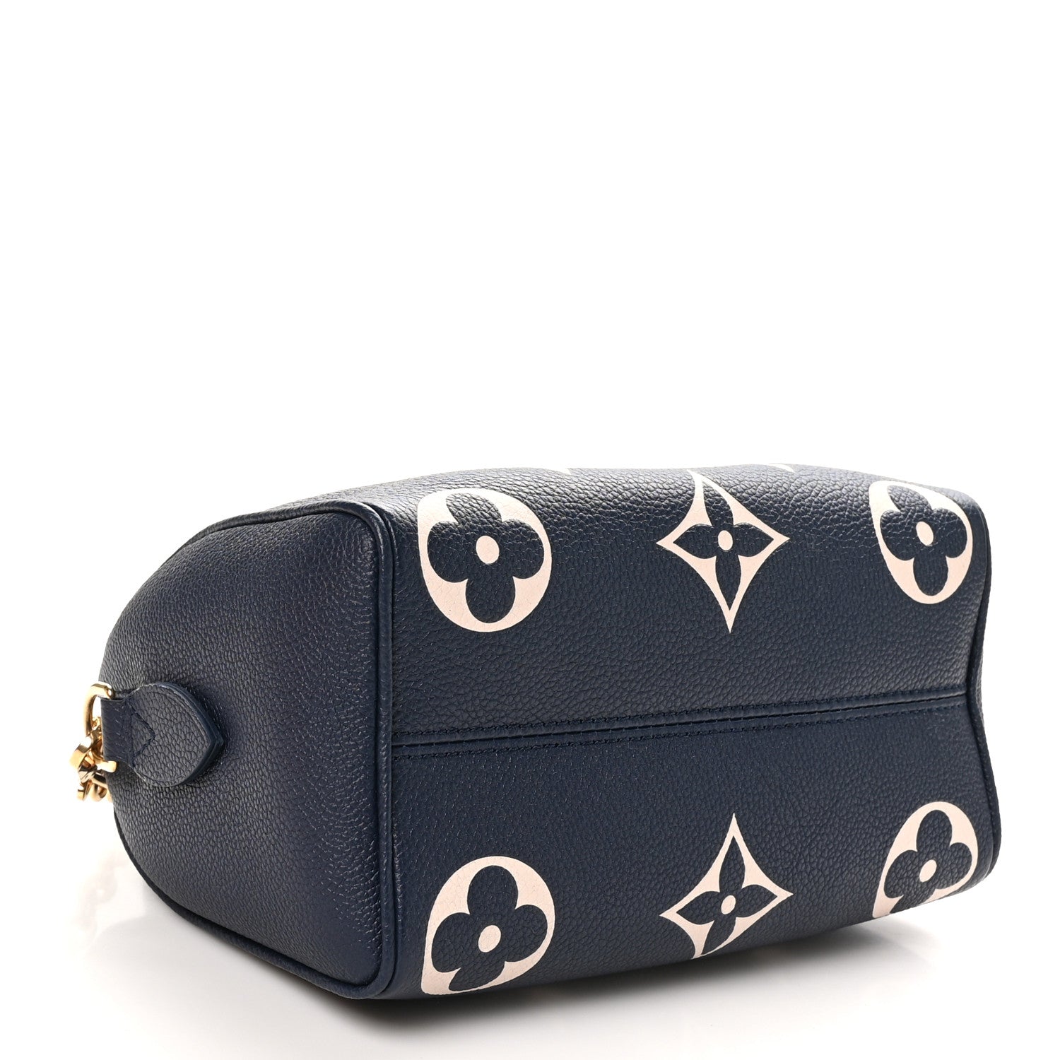 Louis Vuitton Empreinte Monogram Giant Speedy Bandouliere 20 Navy Creme 4 of 10