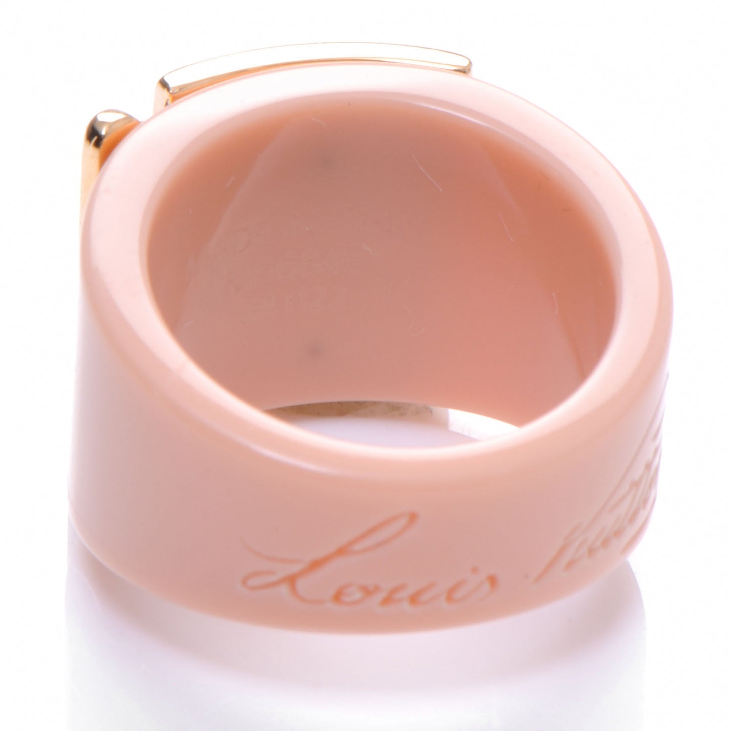 Lock Me Ring 8 Large Suede Rose