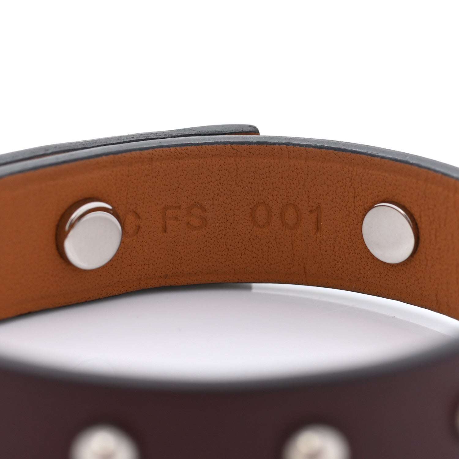 Hermes Swift Mini Dog Clous Ronds Bracelet T2 Rouge H 5 of 5