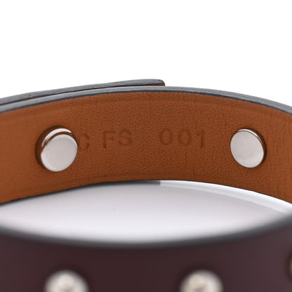 Hermes Swift Mini Dog Clous Ronds Bracelet T2 Rouge H 5 of 5