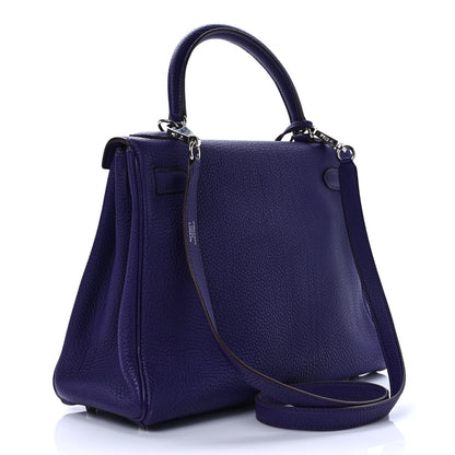 Hermes Togo Kelly Retourne 28 Iris 3 of 11