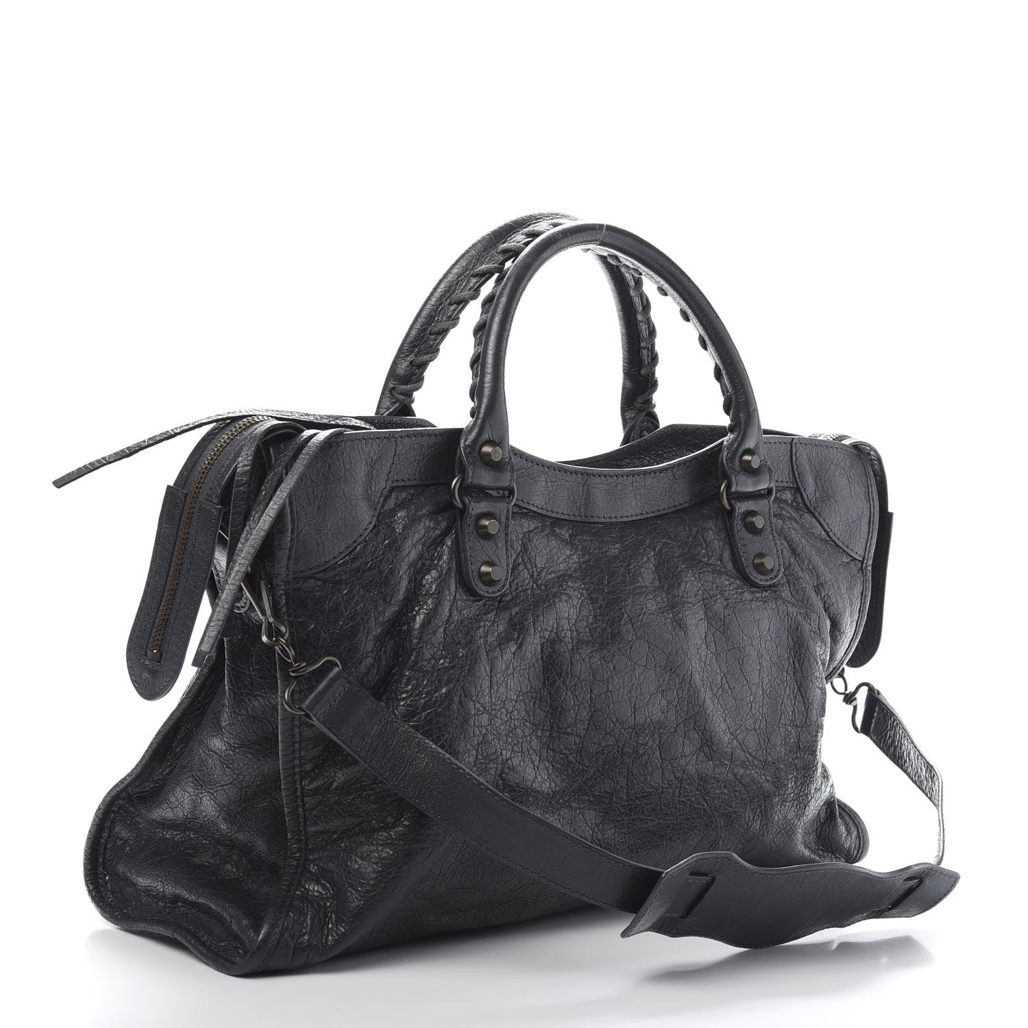 Balenciaga Agneau Classic Hardware City Anthracite 4 of 12