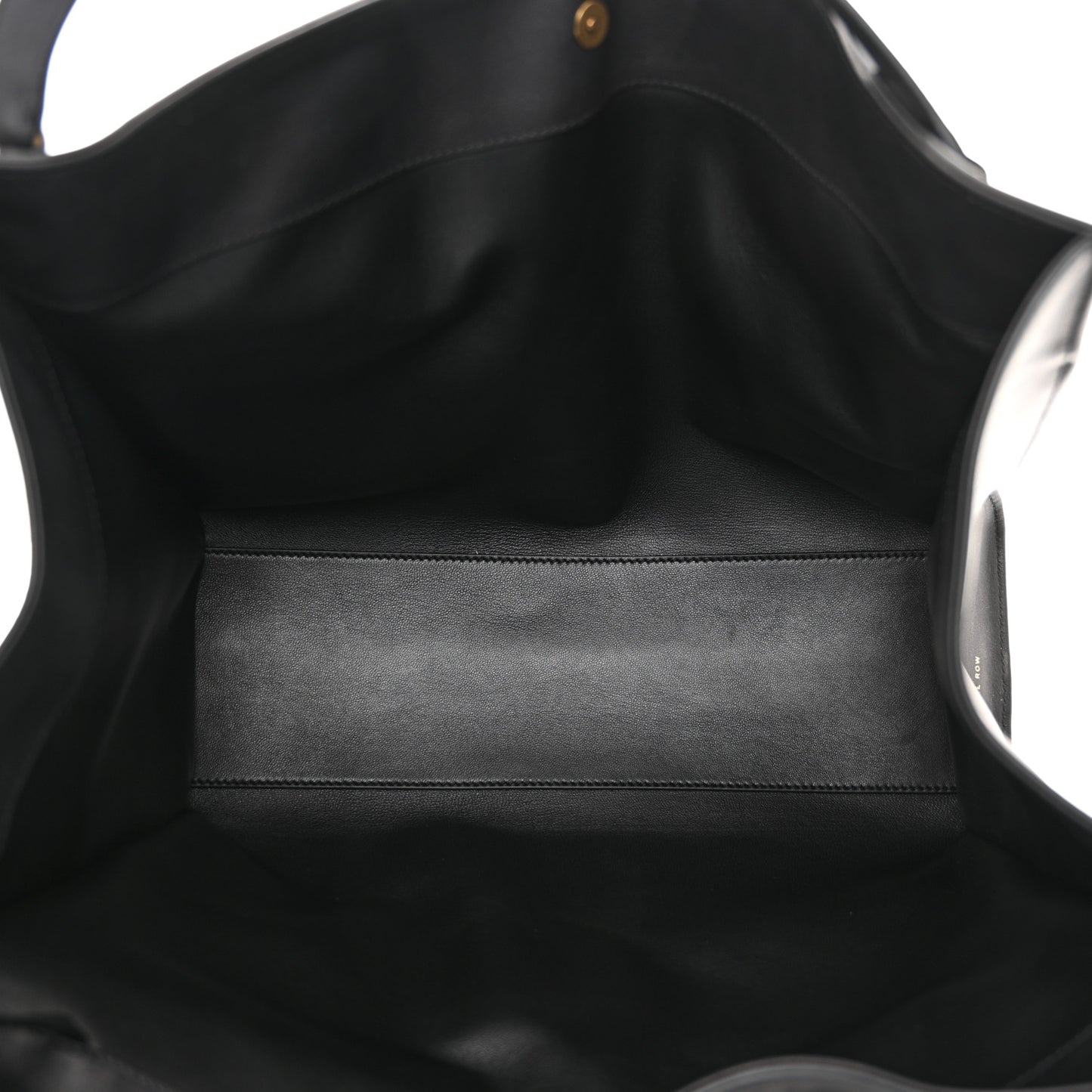 Polished Saddle Calfskin Alexia Bag Black