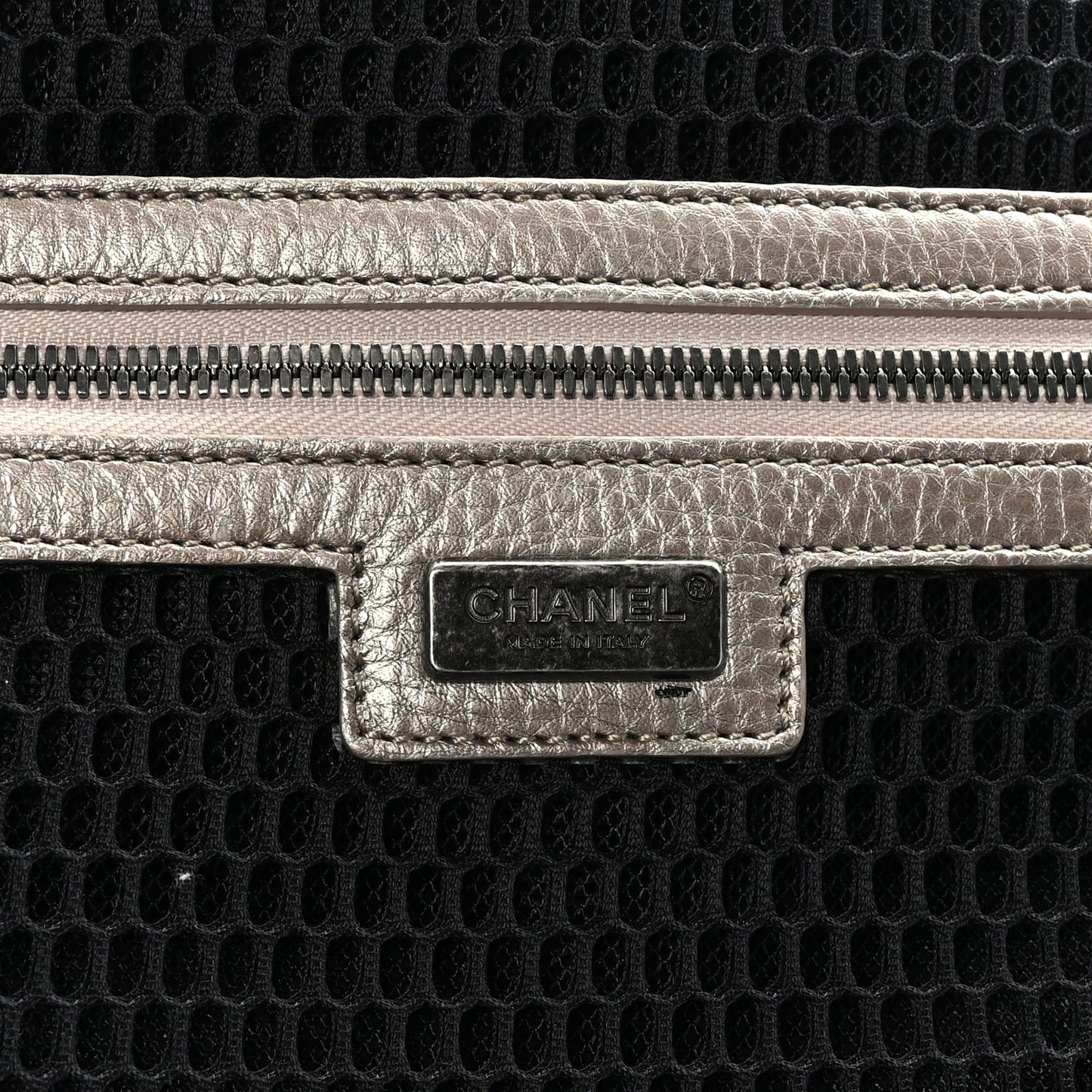 Metallic Calfskin Quilted Coco Case Trolley Gold