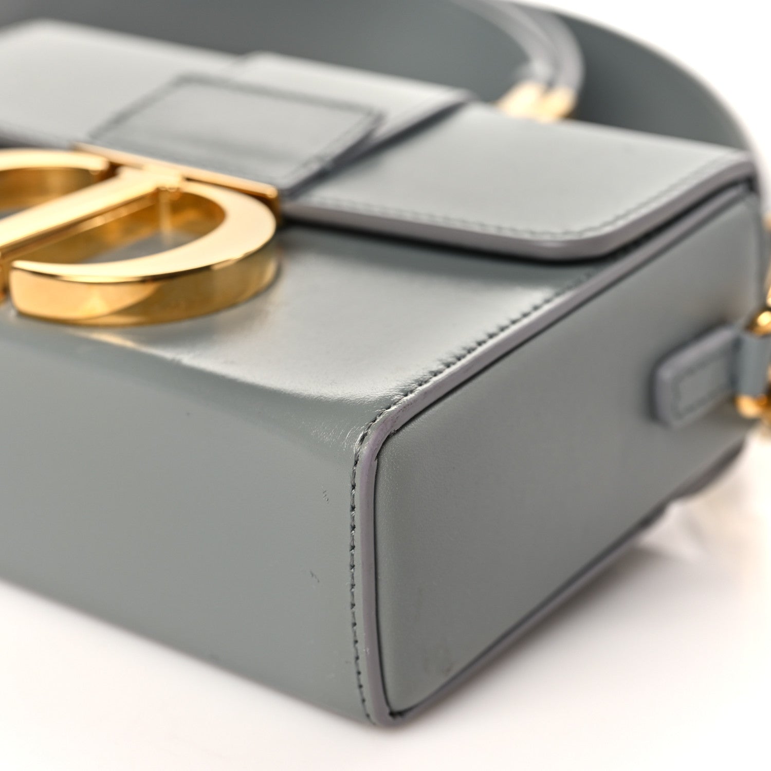 Christian Dior Box Calfskin 30 Montaigne Box Bag Gray 9 of 9