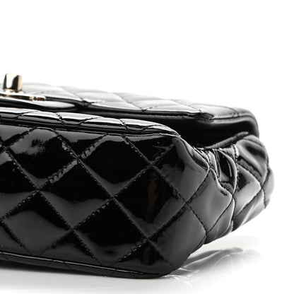 Chanel Patent Calfskin Quilted Mini Rectangular Flap Black 10 of 10