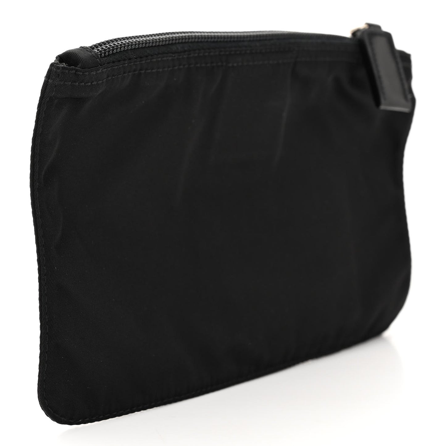 Nylon Tessuto Pencil Pouch Black