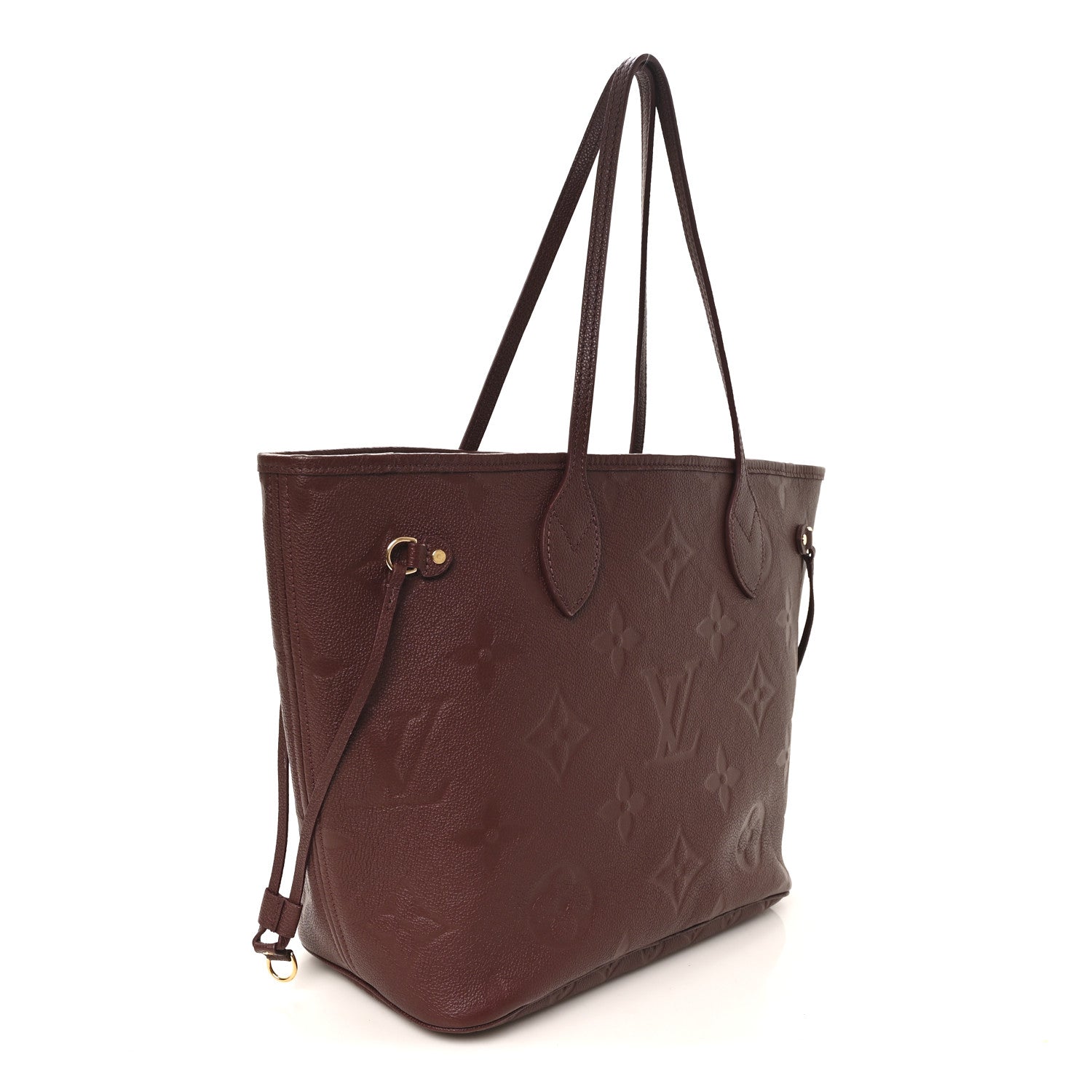 Louis Vuitton Empreinte Monogram Giant Neverfull MM Wine 3 of 10