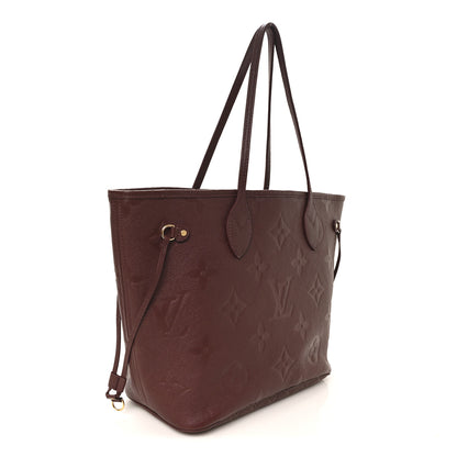 Louis Vuitton Empreinte Monogram Giant Neverfull MM Wine 3 of 10