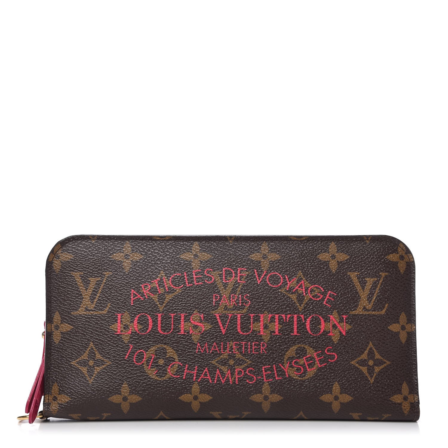 Louis Vuitton Monogram Articles de Voyage Ikat Insolite Wallet Rose Indien 1 of 9