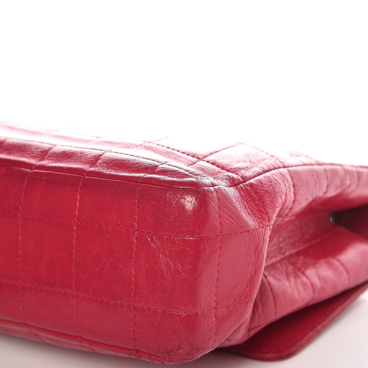 Chanel Aged Calfskin Chocolate Bar Reissue Mademoiselle Flap Pink 14 of 15