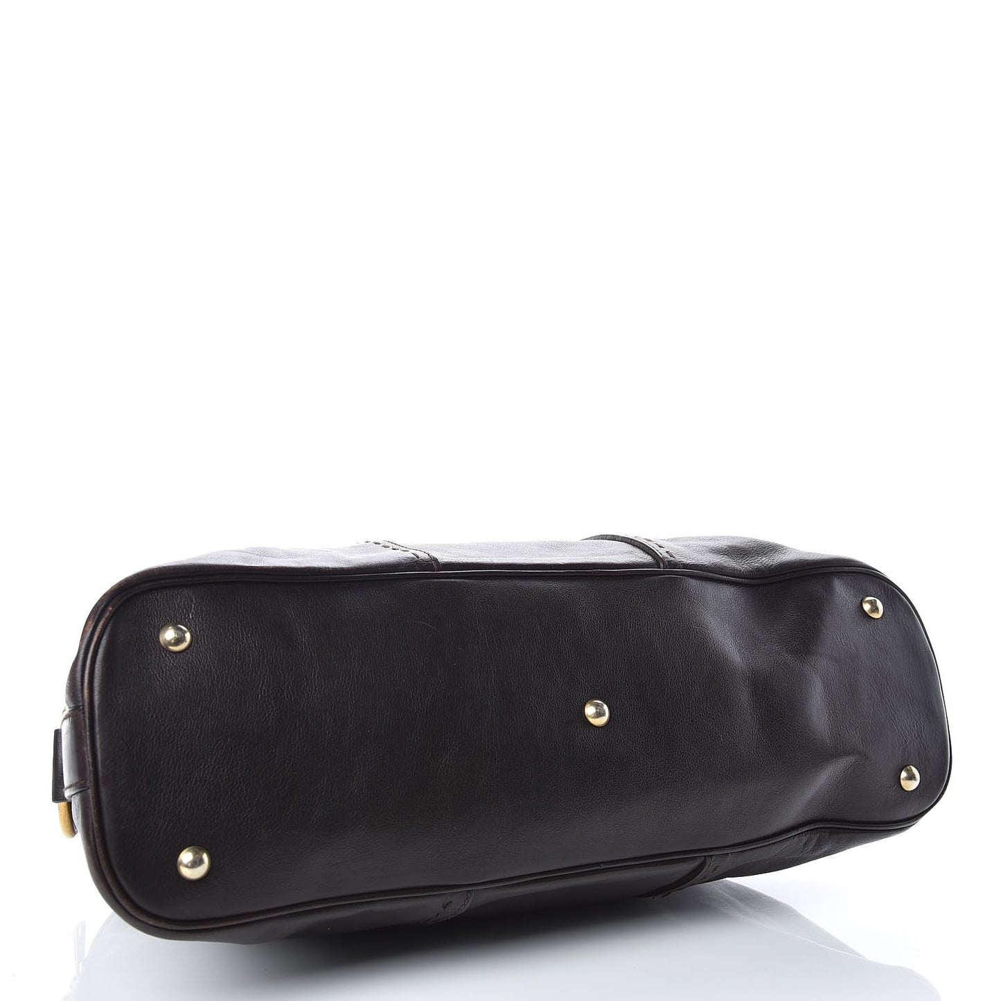 Calfskin Large Muse Dark Brown