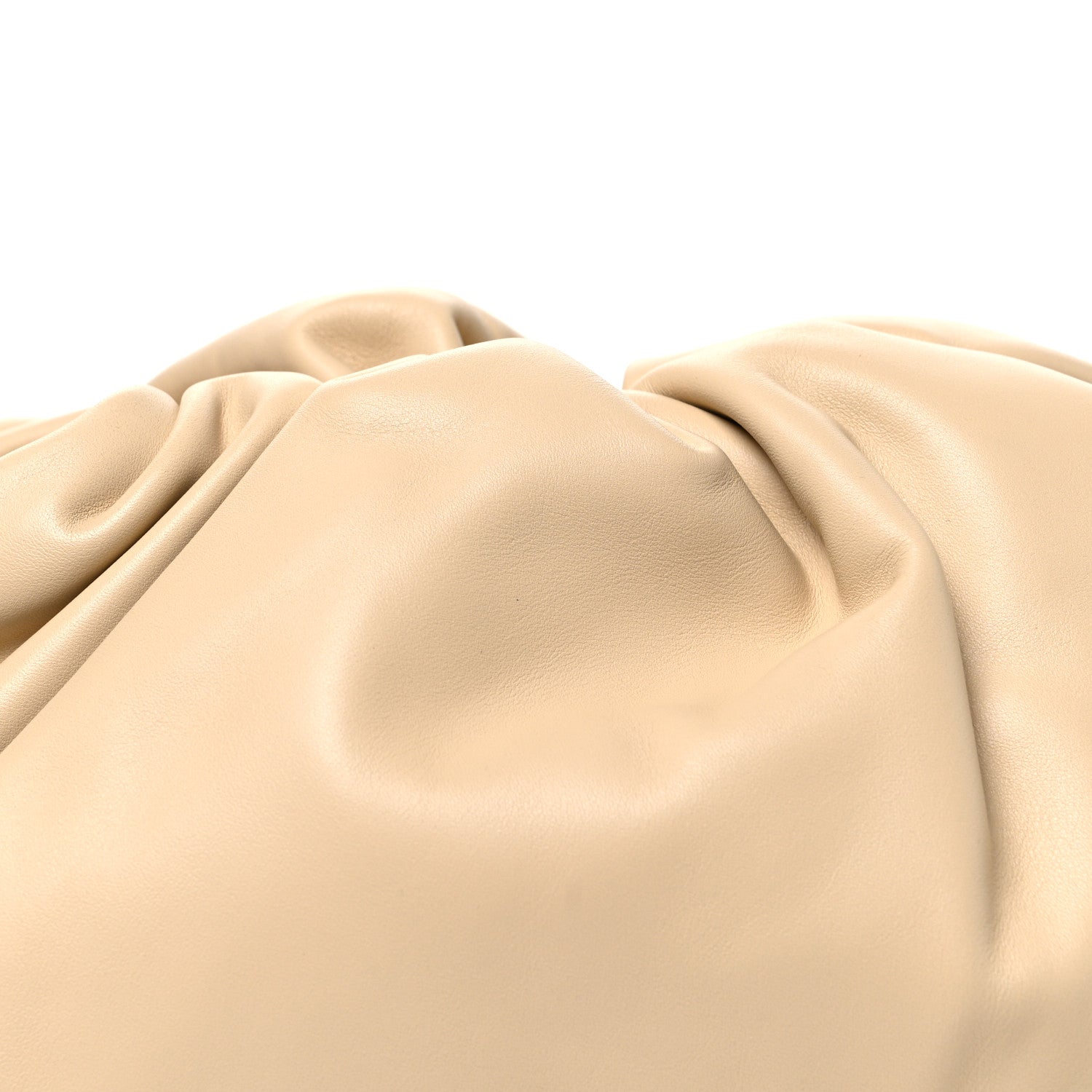 Bottega Veneta Smooth Butter Calf The Pouch Oversized Clutch Tapioca 8 of 10