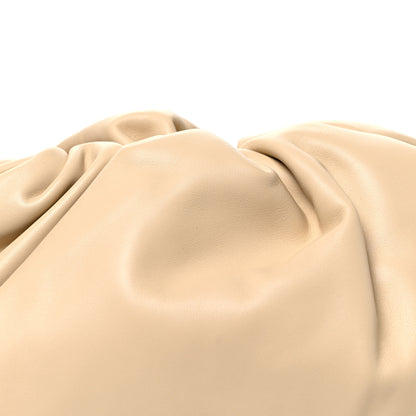 Bottega Veneta Smooth Butter Calf The Pouch Oversized Clutch Tapioca 8 of 10