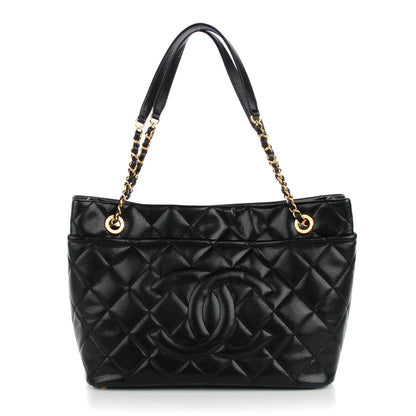 Chanel Caviar Quilted CC Timeless Soft Hobo Black 1 of 8