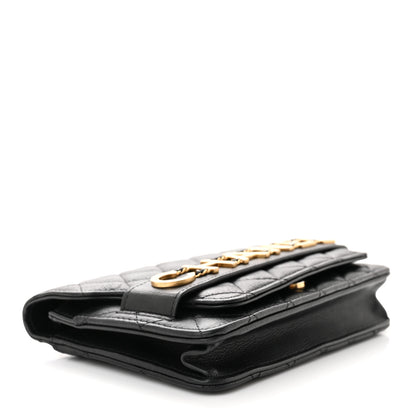Chanel Calfskin Quilted Small Enchained Flap Black 4 of 13