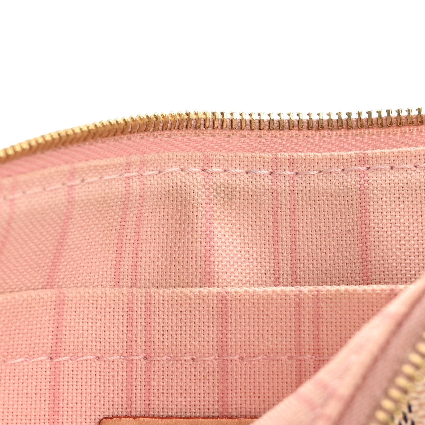 Louis Vuitton Damier Azur Neverfull MM GM Pochette Rose Ballerine 7 of 15