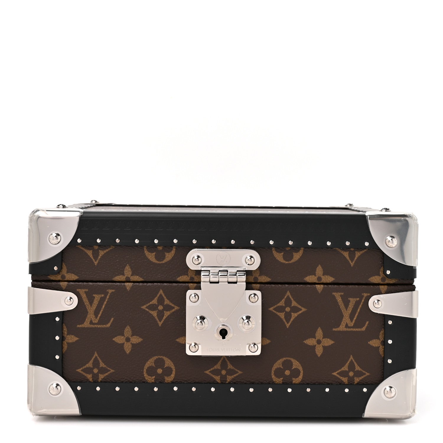 Louis Vuitton Monogram Macassar Coffret Tresor 24 Jewelry Case 1 of 8