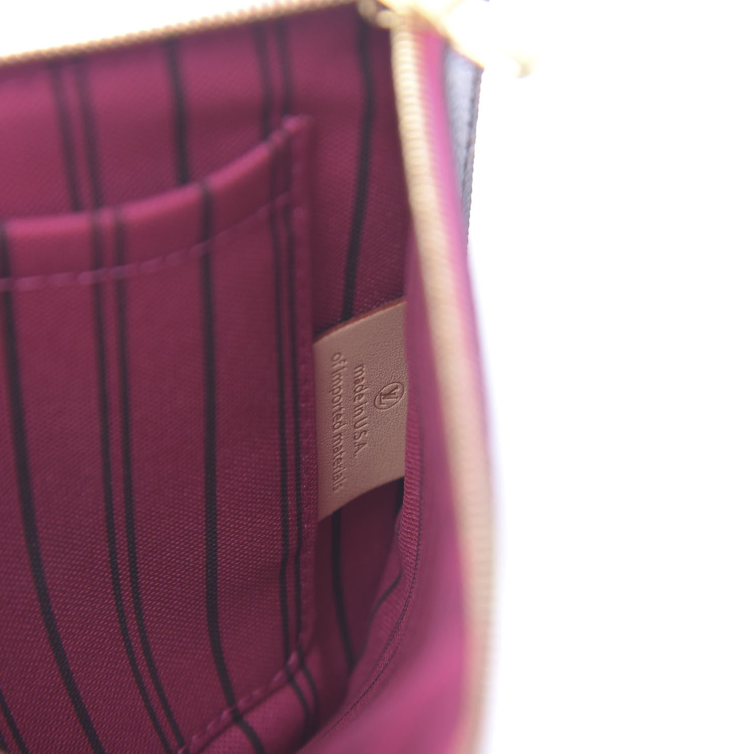 Louis Vuitton Monogram Neverfull MM GM Pochette Pivoine 7 of 7