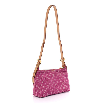 Louis Vuitton Denim Baggy PM Fuchsia 3 of 11