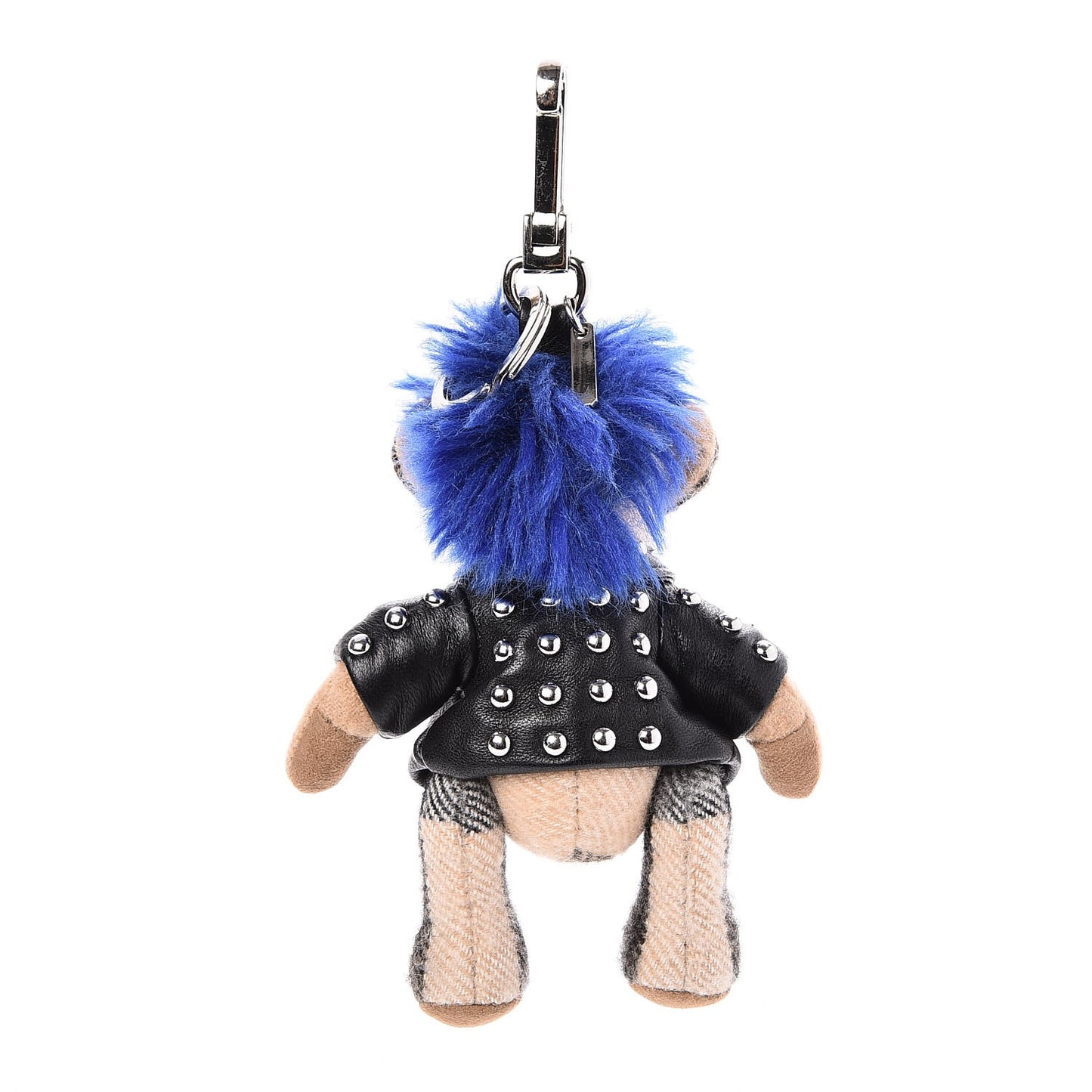 Cashmere Thomas Punk Teddy Bear Keychain Charm Camel