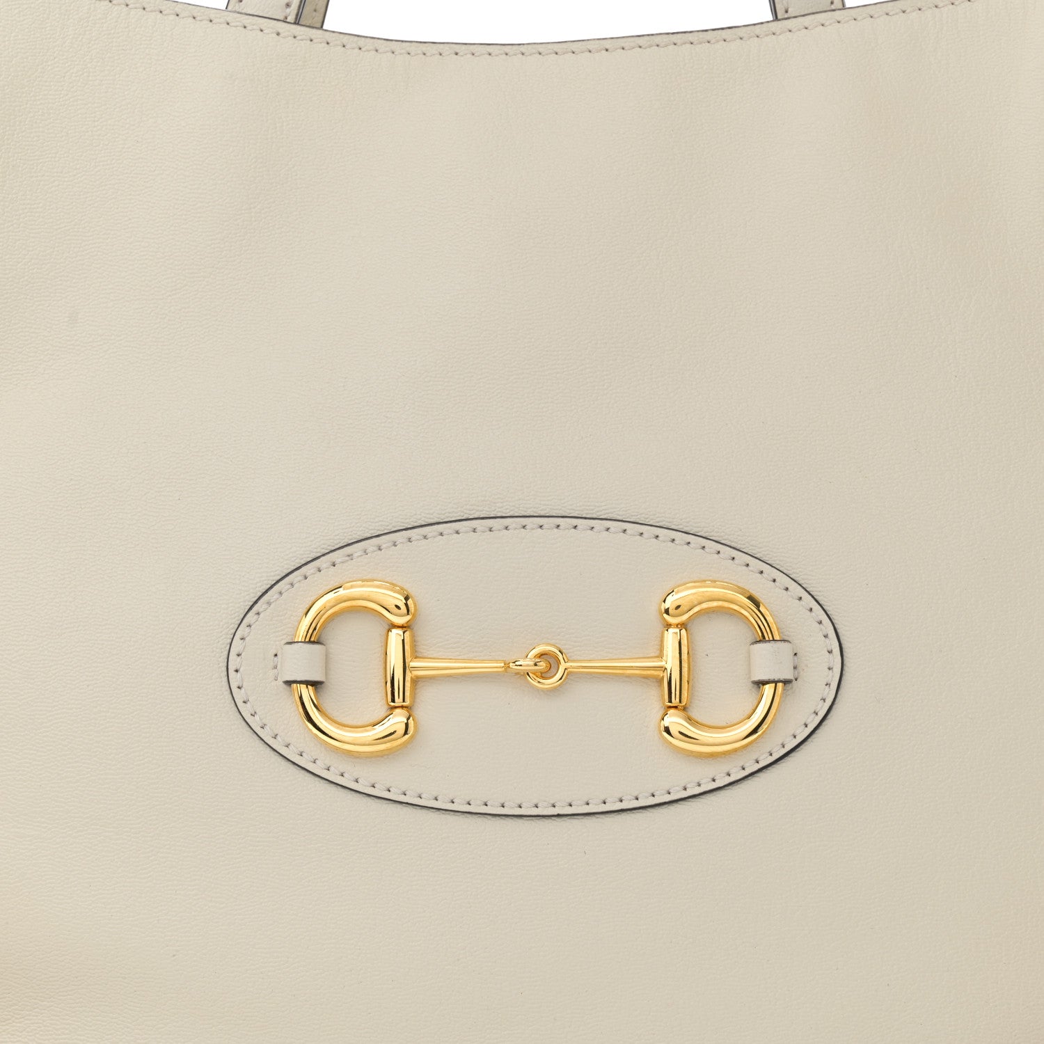 Gucci New Sakai Calfskin Lux Large Horsebit 1955 Tote Bag Mystic White 8 of 14