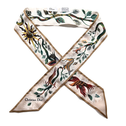 Christian Dior Silk Mitzah Scarf Multicolor 1 of 3